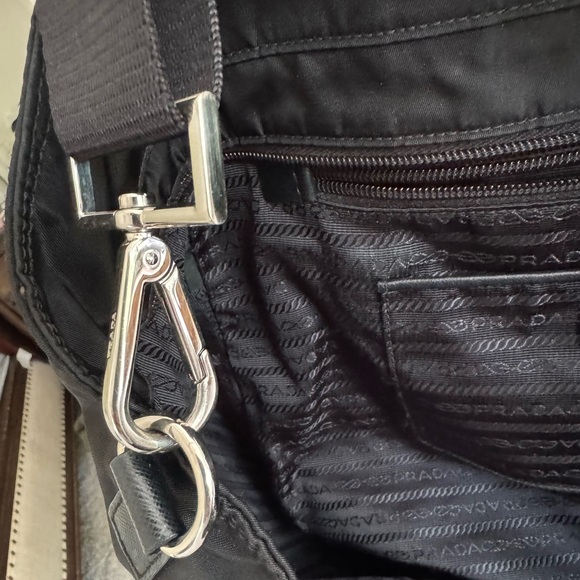 Prada Tessuto Two Way Bag (BLACK) - Picture 8 of 13